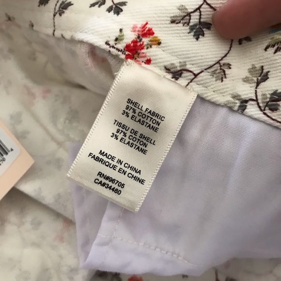 REBECCA TAYLOR vine print Twill shorts NWT - Picture 8 of 8